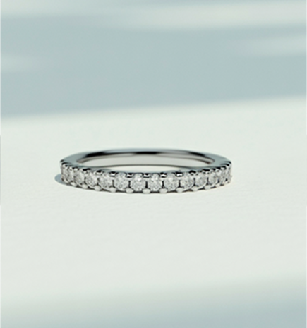 Half-Eternity women’s  wedding ring