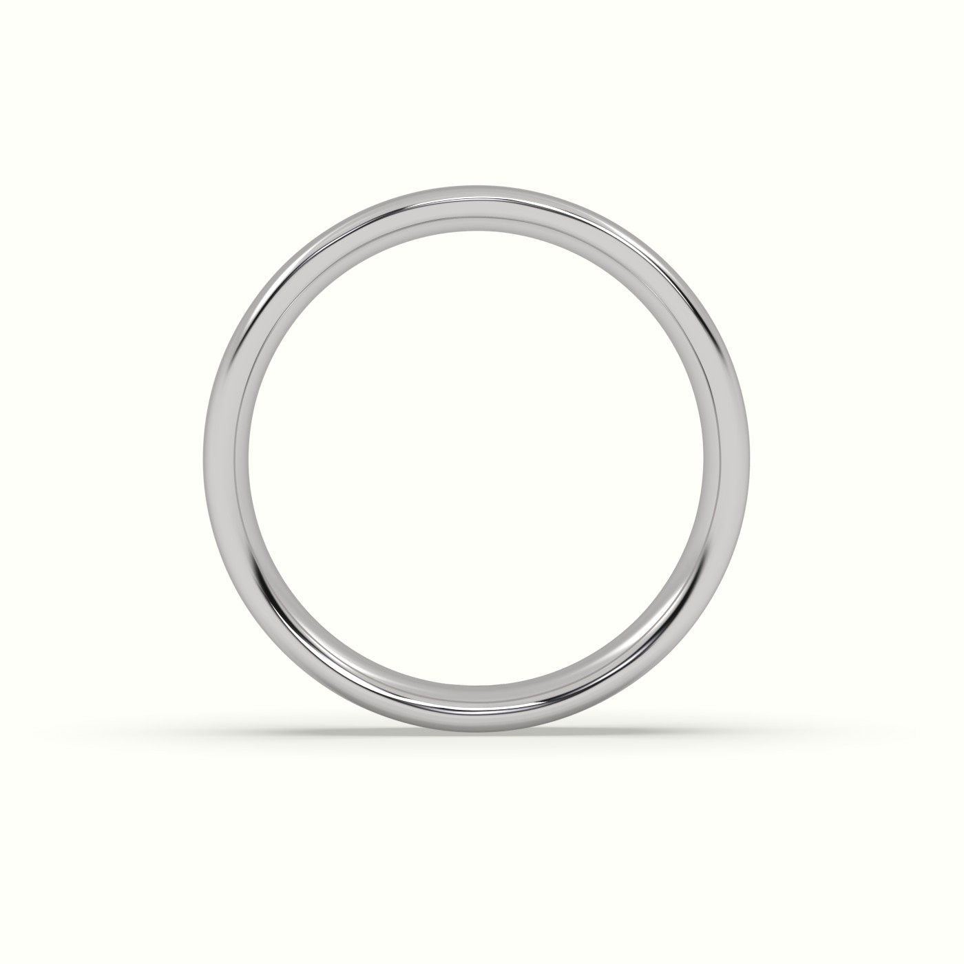 18k white gold  elegant diamond solitaire ring - timeless beauty