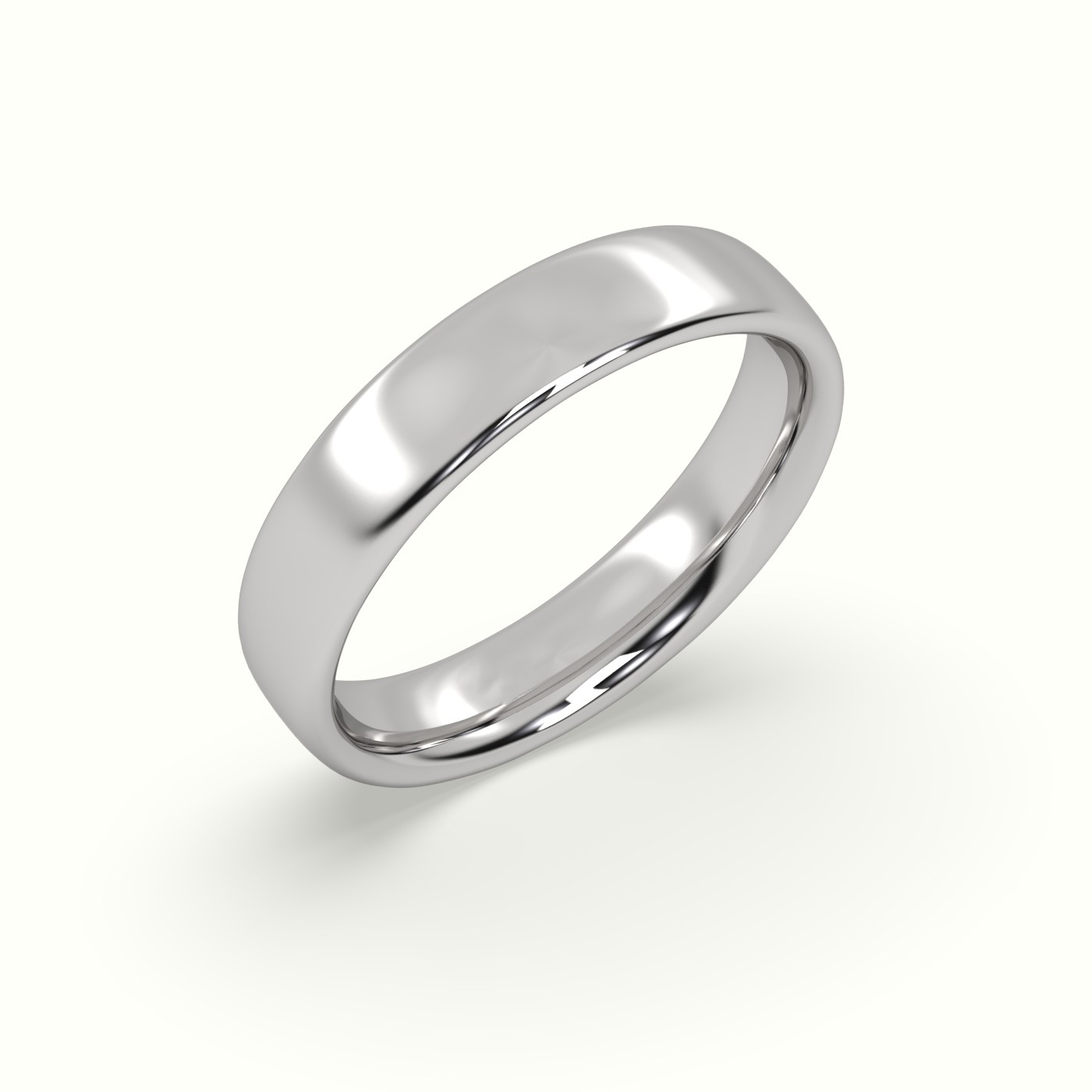 18k white gold  elegant diamond solitaire ring - timeless beauty